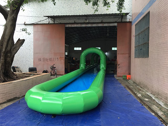 Summer Games 60m Airtech Inflatable Water Slip And Slide , Slide The City Factory BY-STC-020